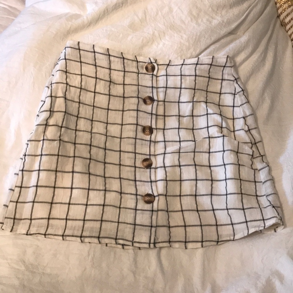 White Mini Skirt